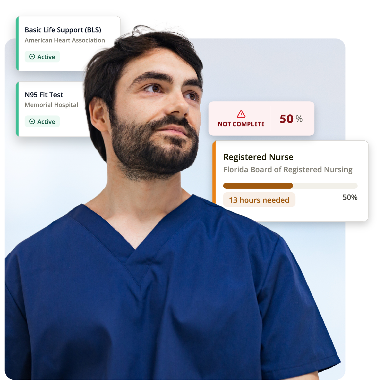 CE Broker dashboard displayed across desktop, tablet, and mobile devices